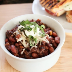 Italian Sausage Three Bean Chili