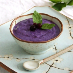 Blueberry Chai Pudding