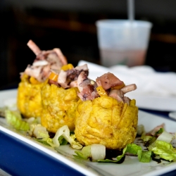 Mofongo Cups with Pulpo