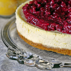 Lemon Raspberry Cheesecake