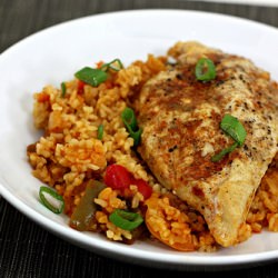 Chicken w/ Peppers & Bulgur