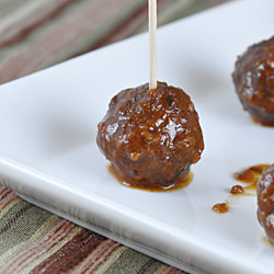 Mini Meatballs w/ Cranberry Chili