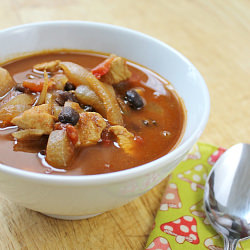 Chicken Bean Onion Soup