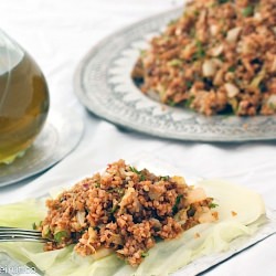 Bulgur and Cabbage Pilaf