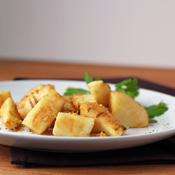 Ginger Roasted Parsnips