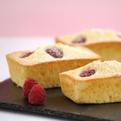 Financiers Rellenos de Frambuesa