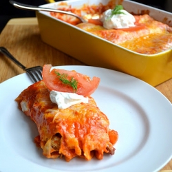 The Best Chicken Enchiladas