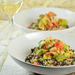 Shrimp & Black Bean Quinoa