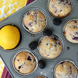 Blackberry and Lemon Muffins