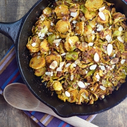 Brussels Sprouts w/ Chorizo