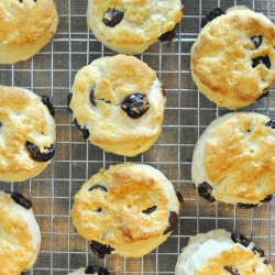 Biscuits w/ Chocolate & Cherries