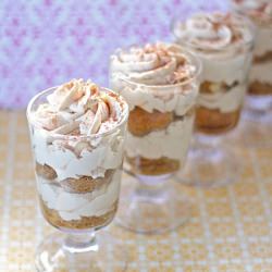 Eggless Tiramisu Trifles