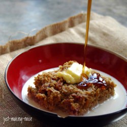 Strawberry Pineapple Oatmeal Bake