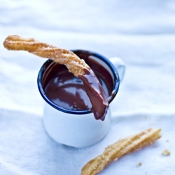 Churros and Hot Chocolate Nutella