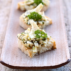 Raw Mushrooms Salad