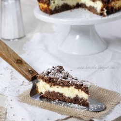 Chocolate Vanilla Cheesecake