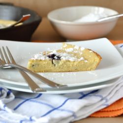 Lemon Blueberry Dutch Baby