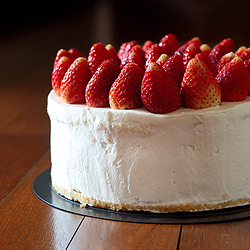 Strawberry Souffle Cheesecake