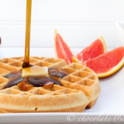 Whole Wheat Belgium Waffles