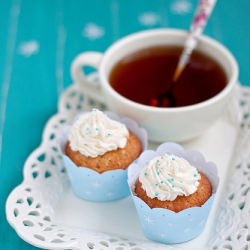 Cupcakes with Berry Filling