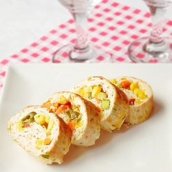 Turkey Rolls with Vegetables