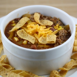 Skillet Nacho Chili Recipe