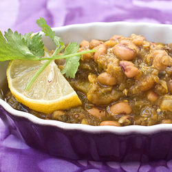 Eggplant, Lentil Curry