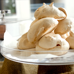 Espresso Meringue Cookies