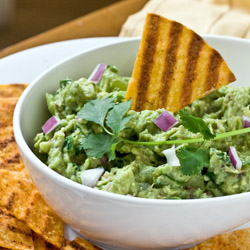 Grilled Tortilla Chips & Guacamole