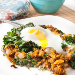 Butternut Squash and Kale Hash