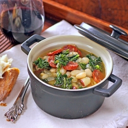 Kale, Chorizo and Bean Soup