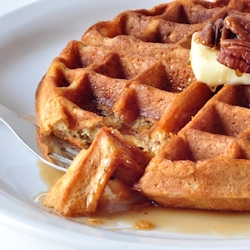 Butter Pecan Waffles