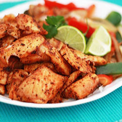 Spicy Fish Fajitas