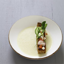 Rye Salad Toasts & Soup