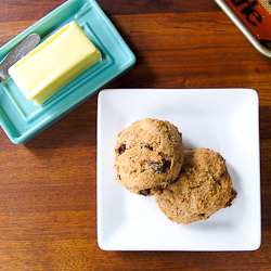 Banana Maple Date Scones