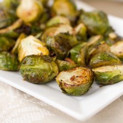 Lemon Roasted Brussel Sprouts