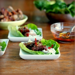 Korean Pork in Lettuce