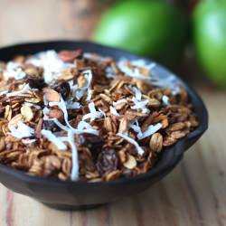 Coconut Lime Granola