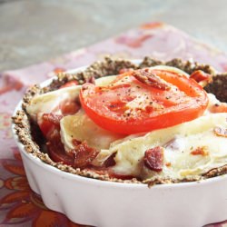 Tomato Bacon and Brie Tart