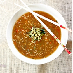 Hot, Sour & Spicy Noodle Soup