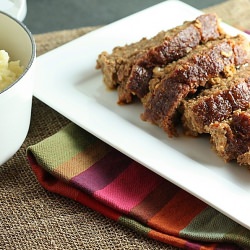 Slow Smoked Barbecued Meat Loaf