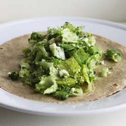 Chopped Green Salad Wrap