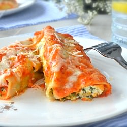 Vegetable Lasagna Rolls