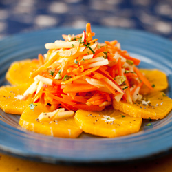 Carrot, Apple and Orange Salad