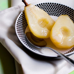 Spiced Poached Pears