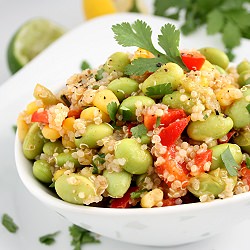 Quinoa Corn Edamame Salad