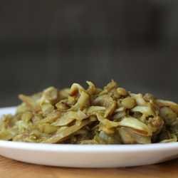 Lentils with Cabbage