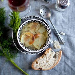 Potatoe and Leek Gratin