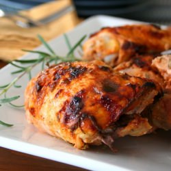 Rosemary Sriracha Chicken Thighs