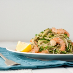 Warmed Thai Basil Zucchini Pasta